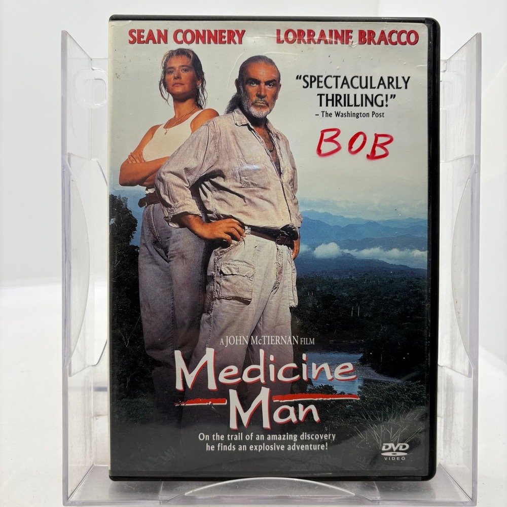 Medicine Man DVD Sean Connery Lorraine Bracco John McTiernan 1992 Movie 17500